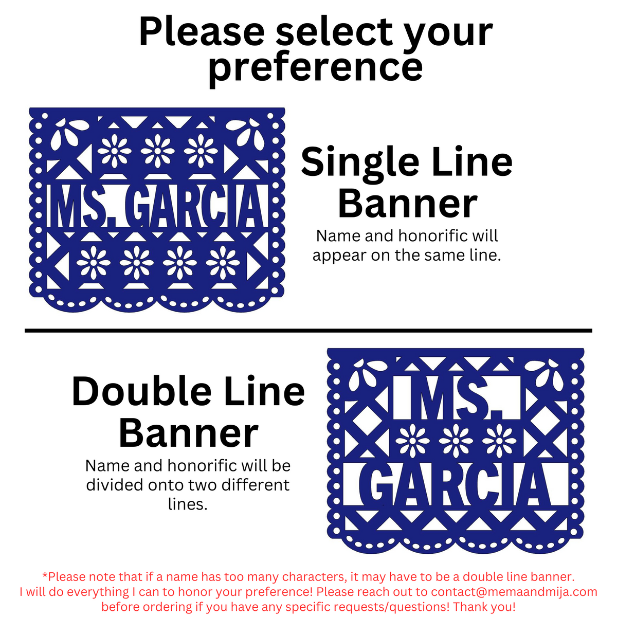 Customizable Teacher Banner