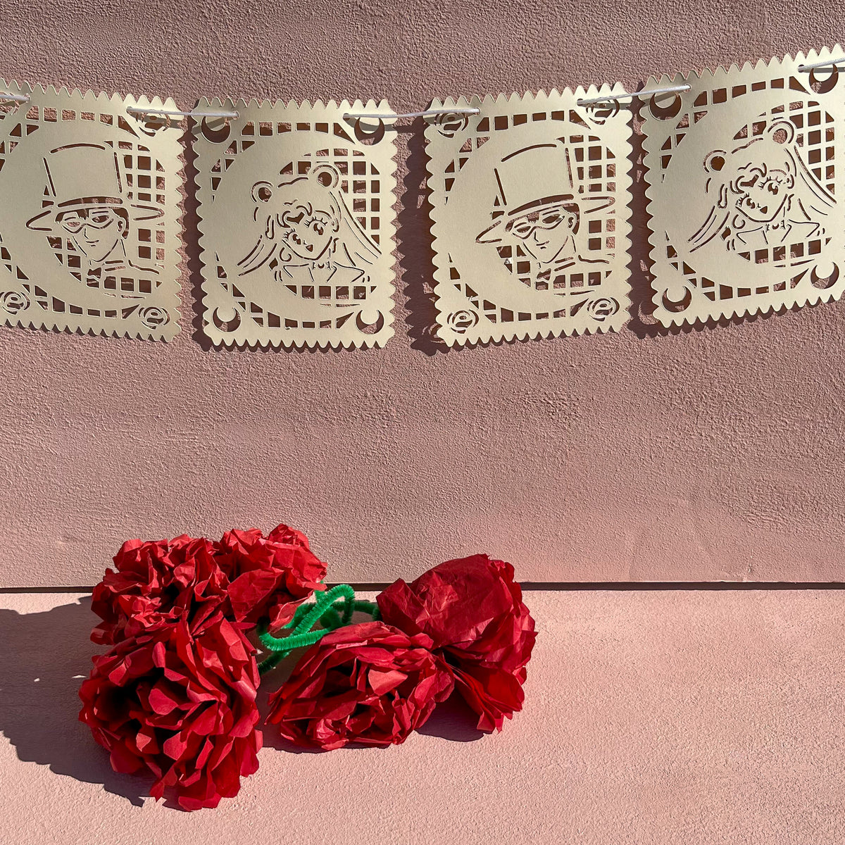 Sailor Moon and Tuxedo Mask Banner (S, M, L)